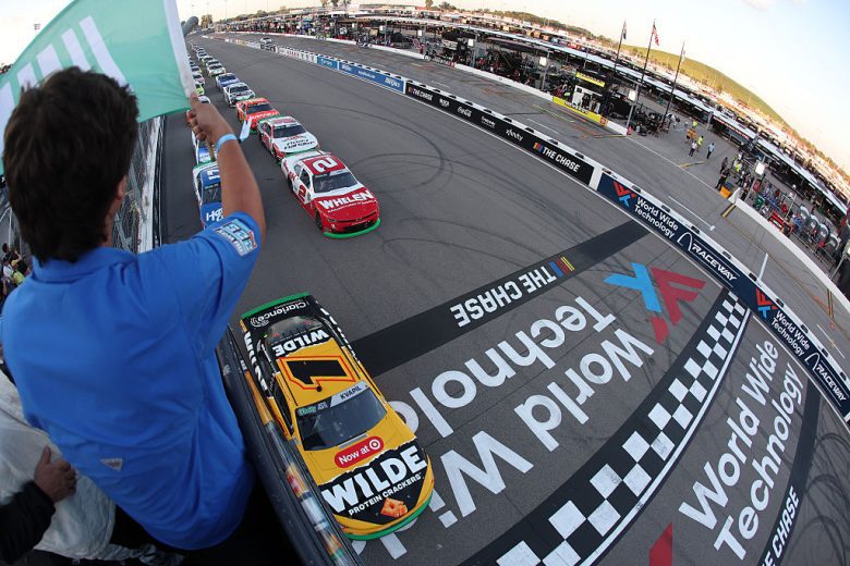 A general view of racing at Gateway.