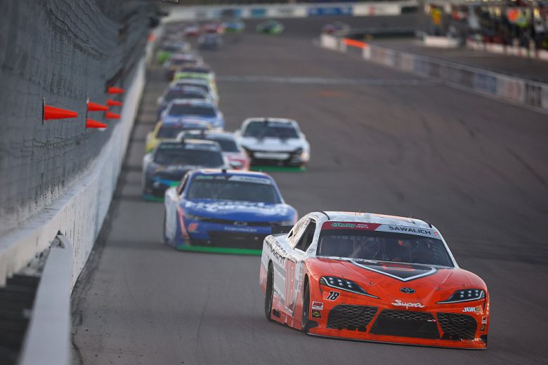 A general view of racing at Gateway.
