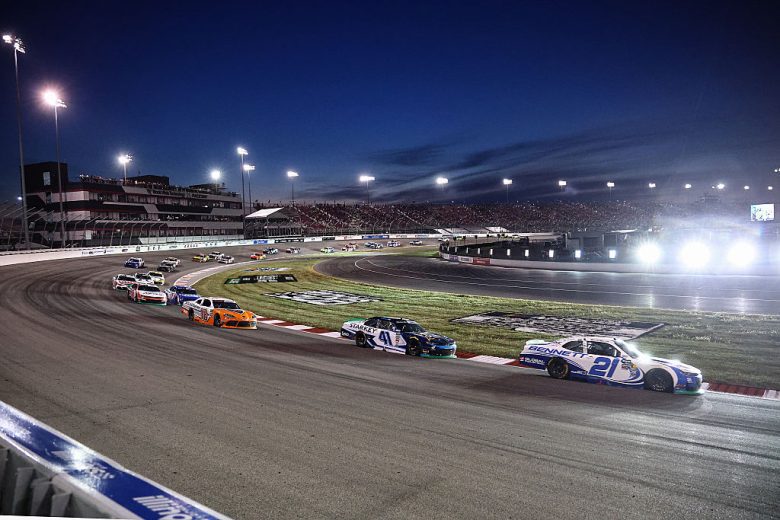 A general view of racing at Gateway.
