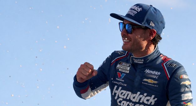 Larson not scared of the struggle after first win in 51 races