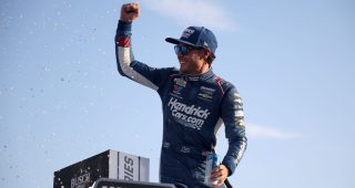 Promo Image for All 33 of Larson's Cup Series victories