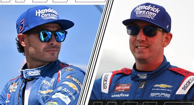 Larson reflects on winning Rowdy Trophy in Kyle Busch's honor