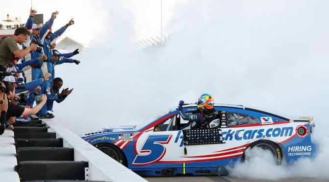 Featured image for Analysis: Kyle Larson undeterred by winless drought, now eyeing third Cup title: ‘The struggle’s fun’