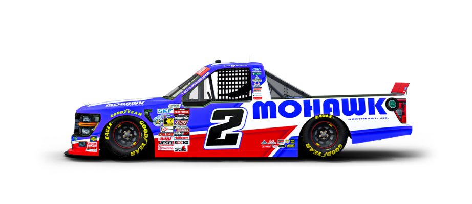 A graphic depicting the No. 2 Ford.