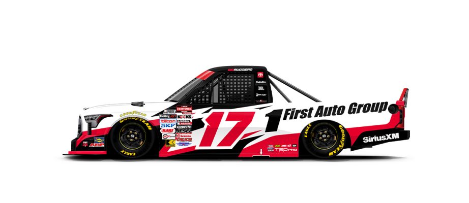 A graphic depicting the No. 17 Toyota.