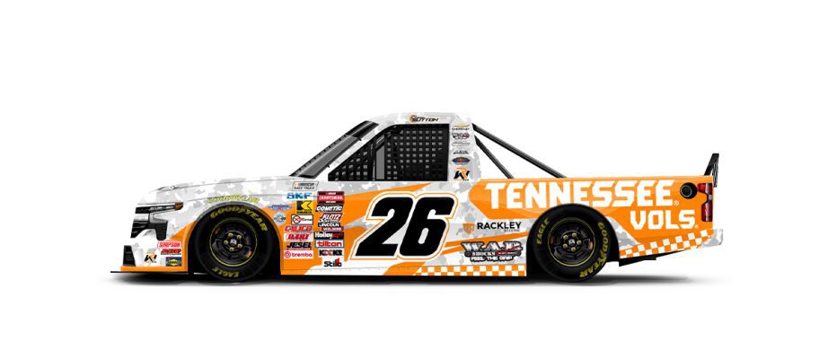 A graphic depicting the No. 26 Chevrolet.