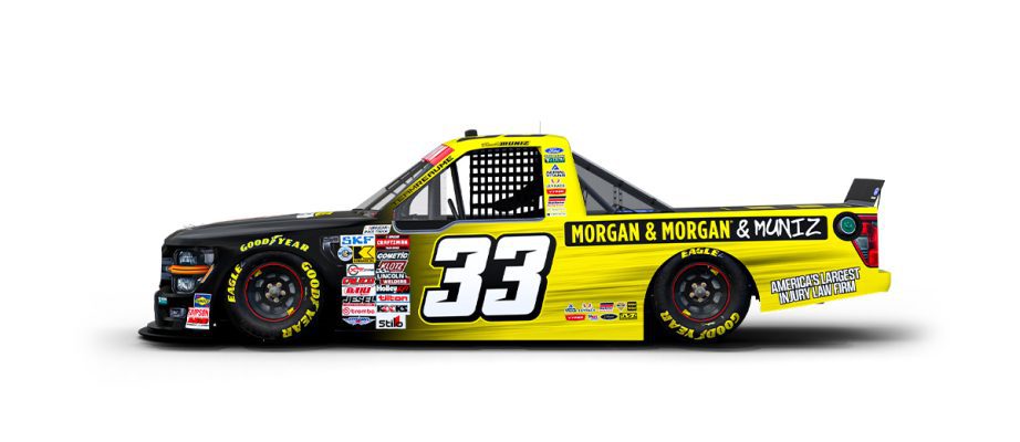 A graphic depicting the No. 33 Ford.