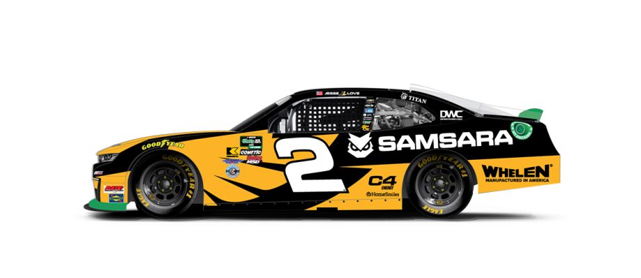 A graphic depicting the No. 2 Chevrolet.
