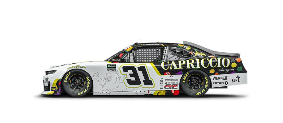 A graphic depicting the No. 31 Chevrolet.