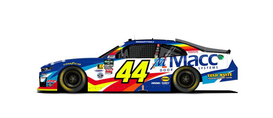 A graphic depicting the No. 44 Ford.