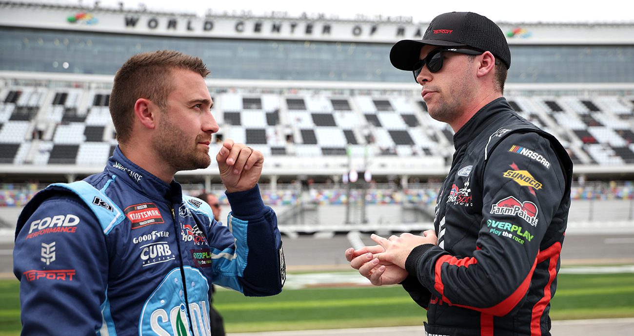 Ty Majeski and Ben Rhodes of ThorSport Racing.