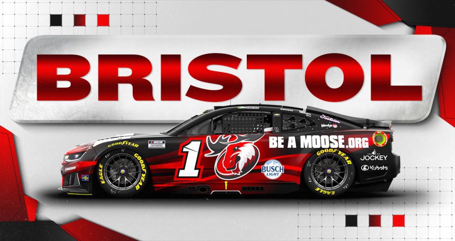 A graphic depicting the No. 1 Chevrolet.