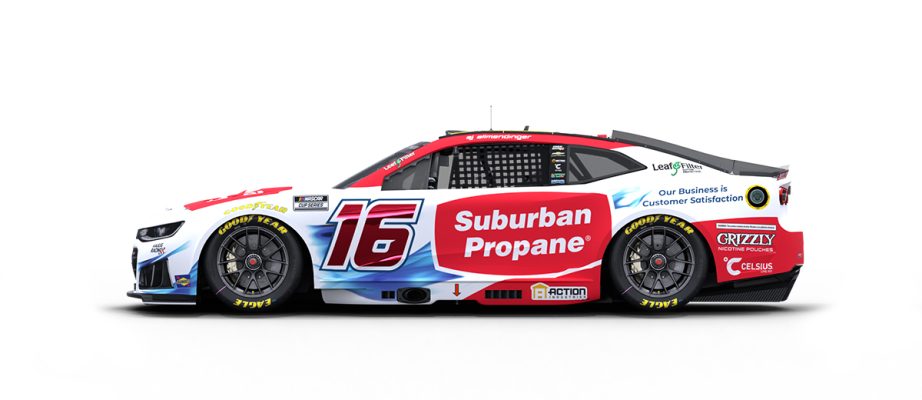 A graphic depicting the No. 16 Chevrolet.