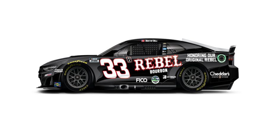 A graphic depicting the No. 33 Chevrolet.