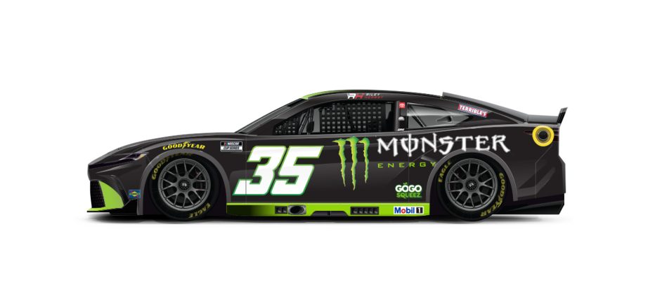 A graphic depicting the No. 35 Toyota.