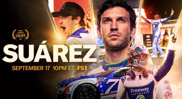 FOX Sports, Wilmer Valderrama's WV Alternative and NASCAR Studios announce 'Suárez,' set for Sept. 17 on FS1