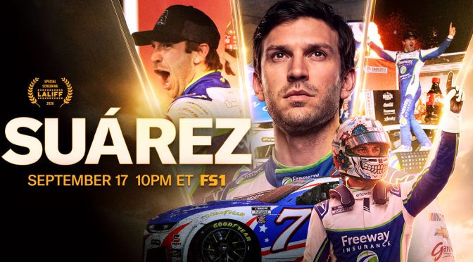 Featured image for FOX Sports, Wilmer Valderrama’s WV Alternative and NASCAR Studios announce ‘Suárez,’ set for Sept. 17 on FS1