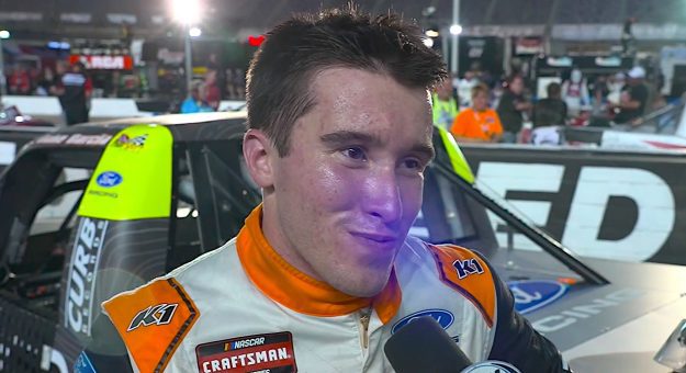 Garcia celebrates first Truck Series win at Bristol