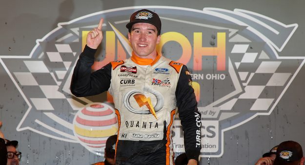 Jake Garcia scores first Truck win at Bristol; top Chase drivers struggle in final stage