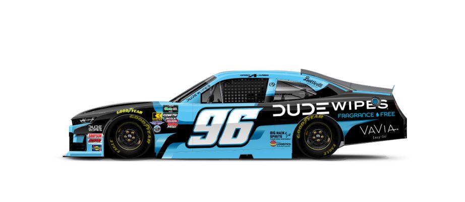 A graphic depicting the No. 96 Chevrolet.