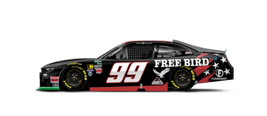 A graphic depicting the No. 99 Chevrolet.