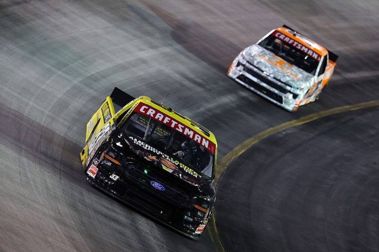 Frankie Muniz drives at Bristol.
