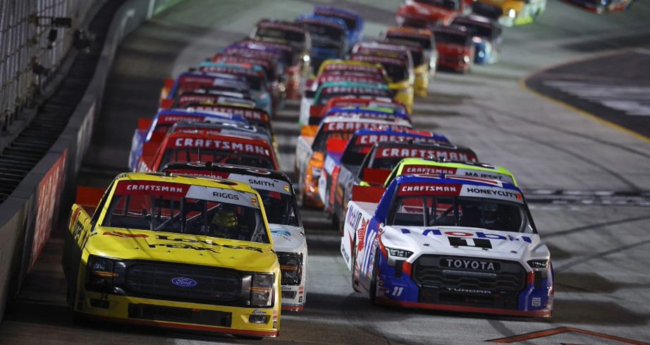 A general view of racing at Bristol.
