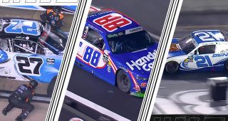 Promo Image for Tire trouble strikes Burton, Caruth, Hill at Bristol