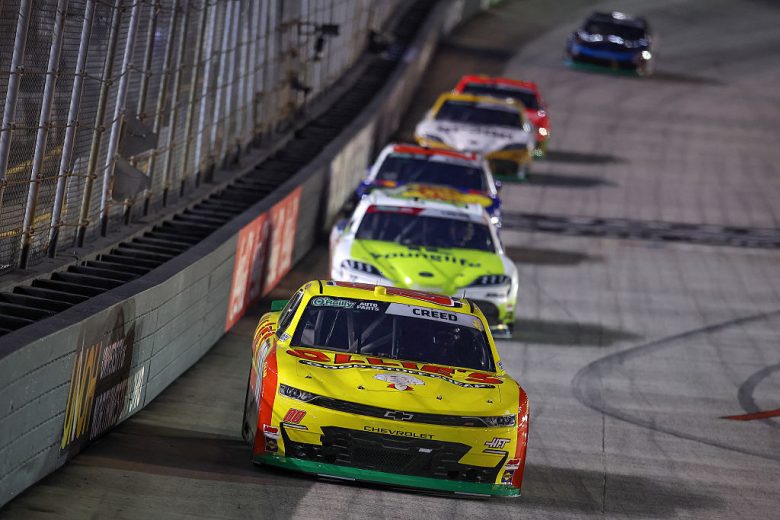 Sheldon Creed drives at Bristol.