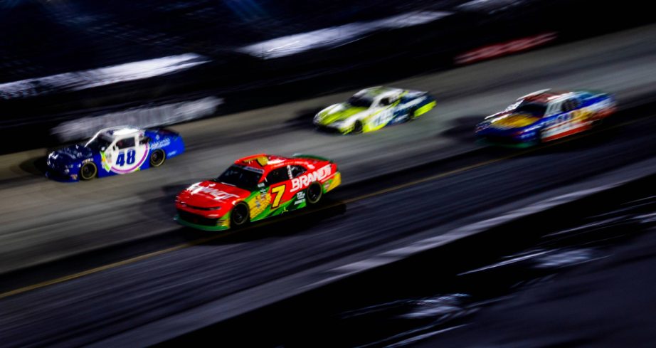 A general view of racing at Bristol.