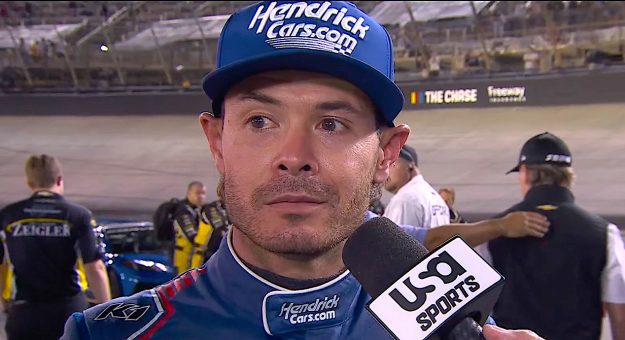 Larson takes points lead after runner-up Bristol finish