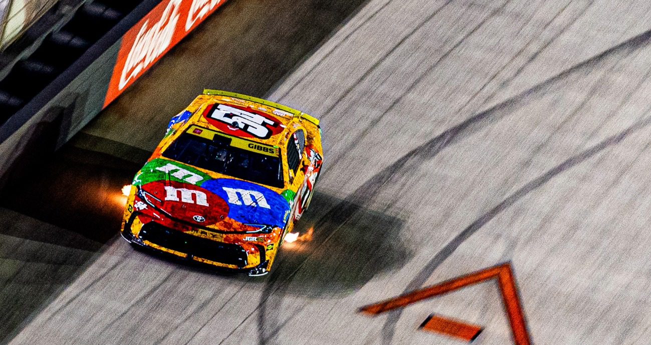 Promo Image for M&M's magic! Gibbs puts Kyle Busch tribute scheme out front