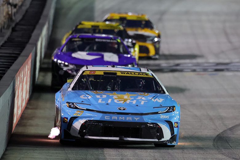A general view of racing at Bristol.
