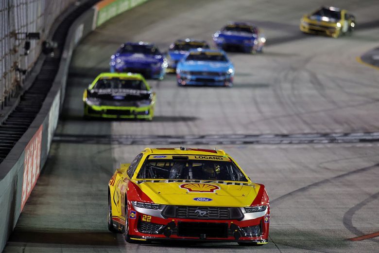 A general view of racing at Bristol.
