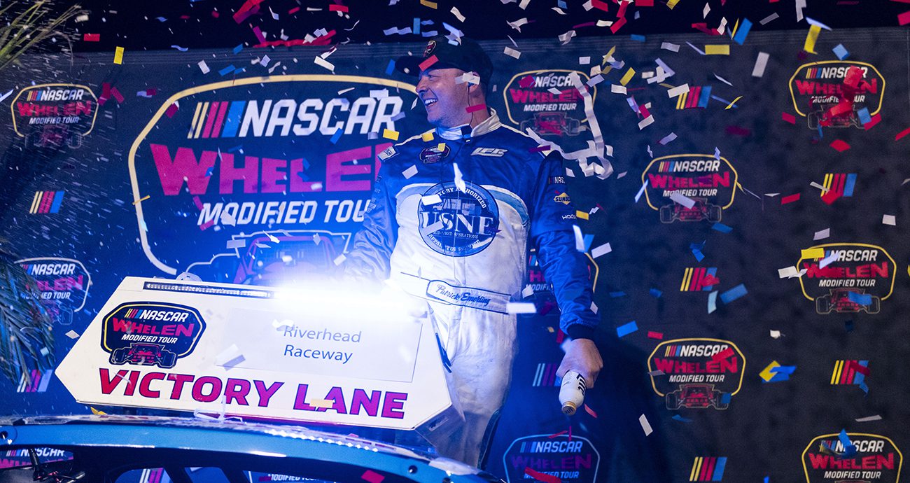 Patrick Emerling continues march towards Modified Tour title with fifth victory of the season at Riverhead