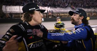 Blaney, Hocevar trade punches on pit road after late Bristol contact