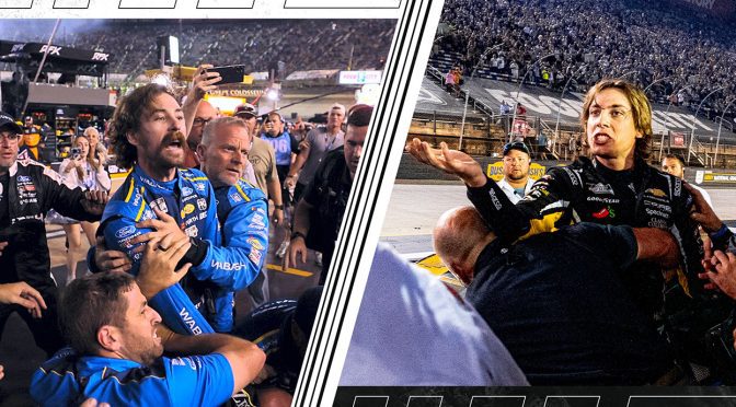 No penalties for Carson Hocevar, Ryan Blaney after Bristol fight - NASCAR.com