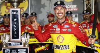 Promo Image for Now at 40: All of Logano's Cup Series victories