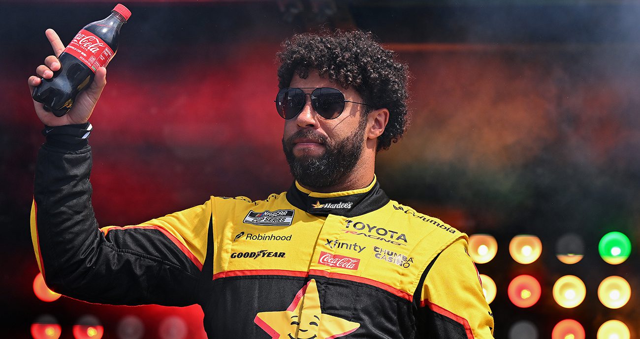 Bubba Wallace at World Wide Technology Raceway at Gateway.
