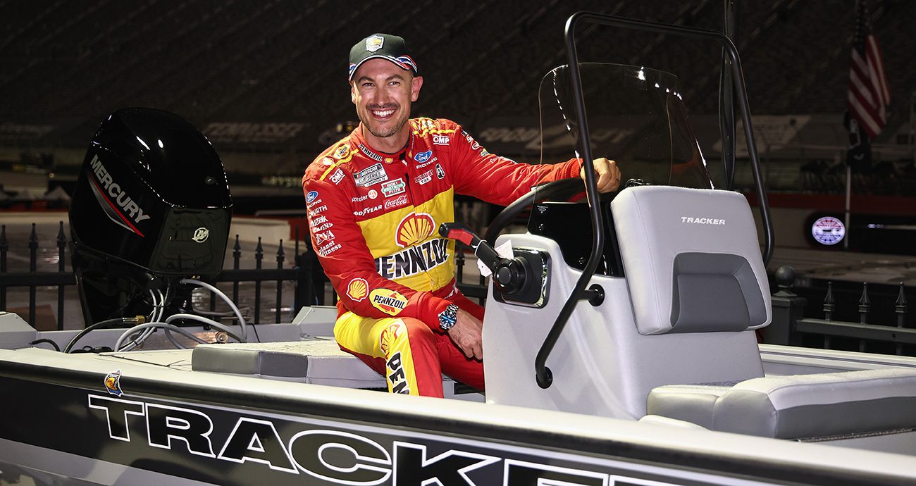 Joey Logano wins at Bristol.