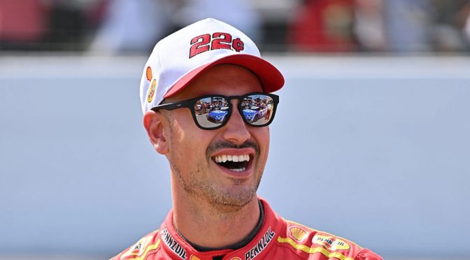 Featured Image for Joey Logano gets Kansas pole as rain haunts Chase qualifying