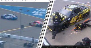 Promo Image for Larson beats Briscoe off pit road; Reddick suffers slow stop