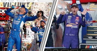 Promo Image for Pair of aces: Larson, Hamlin lay cards on the table in Vegas showdown