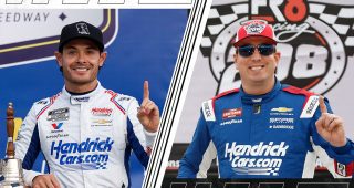 Promo Image for Larson shares story behind 'Tiny Kyle' nickname from Kyle Busch