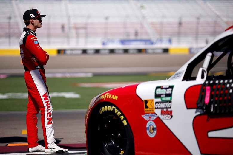 Jesse Love looks on at Las Vegas.