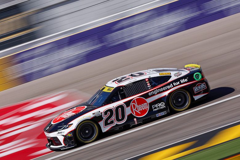 Christopher Bell drives at Las Vegas.