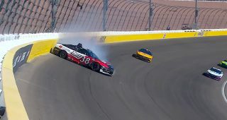 Promo Image for Zane Smith spins in Turn 4 to bring out caution