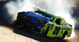Promo Image for Allgaier, Jones wreck at Vegas; Jones disqualified post-race