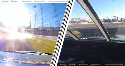 Larson, Reddick in-car cameras show dramatic Vegas finish
