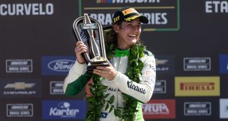 Tatiana Calderón's globetrotting journey leads to a history-making NASCAR Brasil Series victory